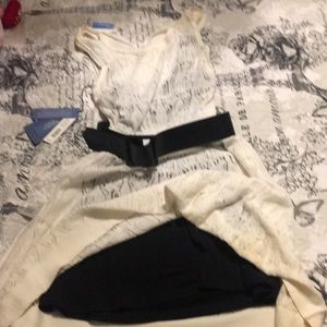 Vera wang spaghetti strap sweater dress